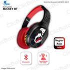 Audífono C/Microf Xtech Mickey BT 3.5Mm 40Mm 8H Plegables Black/Red XTH-D660MK