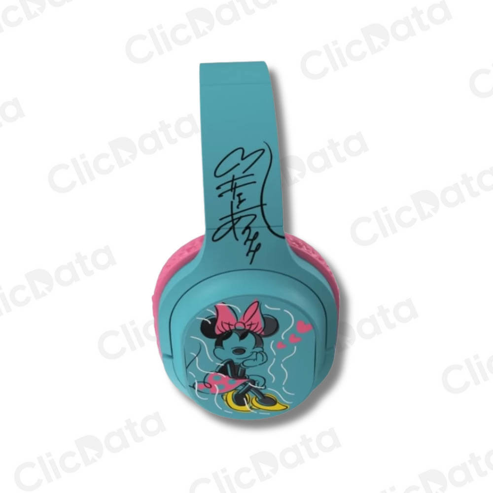 Audífono Xtech C/Microf XTH-D660MM Minnie Bluetooth/3.5Mm 40Mm 8H Plegables Blue/Rose XTH-D660MM