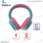 Audífono Xtech C/Microf XTH-D660MM Minnie Bluetooth/3.5Mm 40Mm 8H Plegables Blue/Rose XTH-D660MM