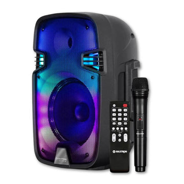 Equipo de sonido Libidum 8" - MX321VB negro Bluetooth Luz RGB