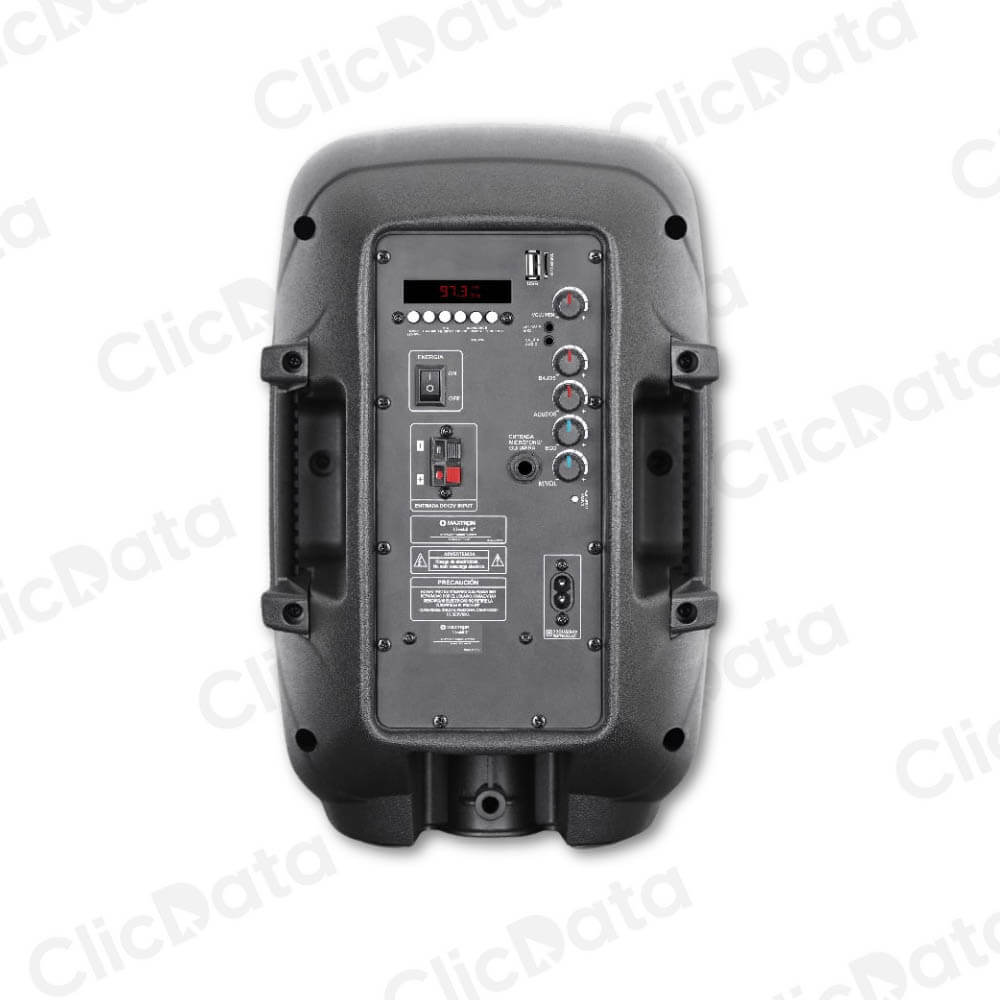 Equipo de sonido Libidum 8" - MX321VB negro Bluetooth Luz RGB
