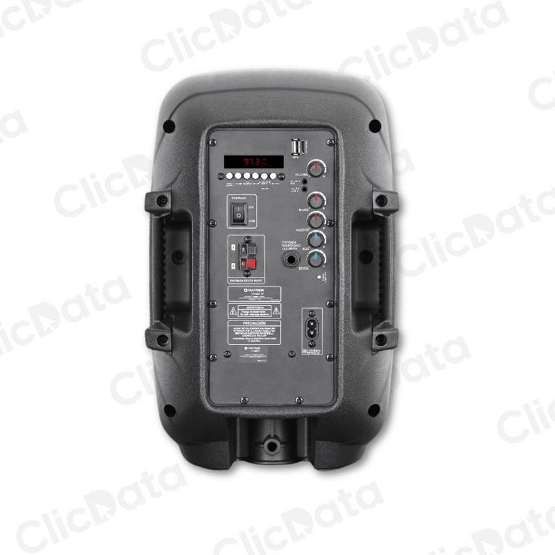 Equipo de sonido Libidum 8" - MX321VB negro Bluetooth Luz RGB