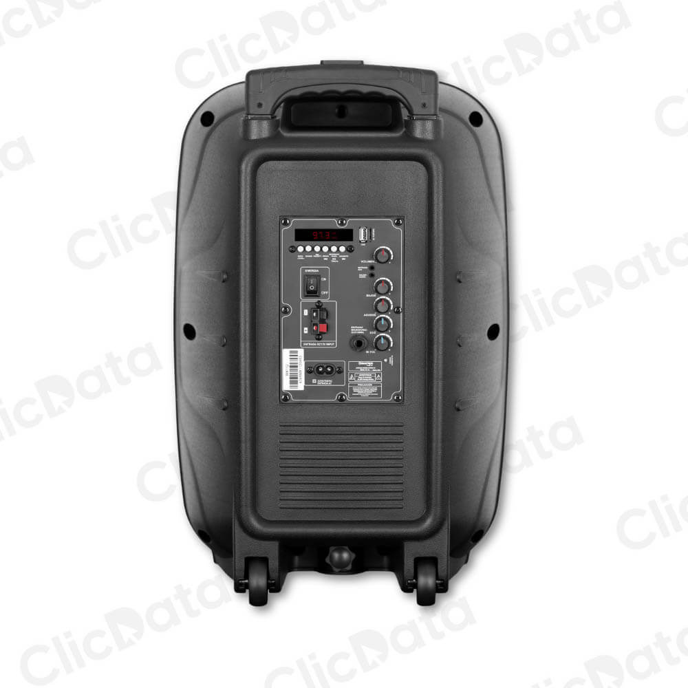 Equipo de sonido Maxtron Vivaldi 15" MX 116 Iluminación LED RGB Flaming.