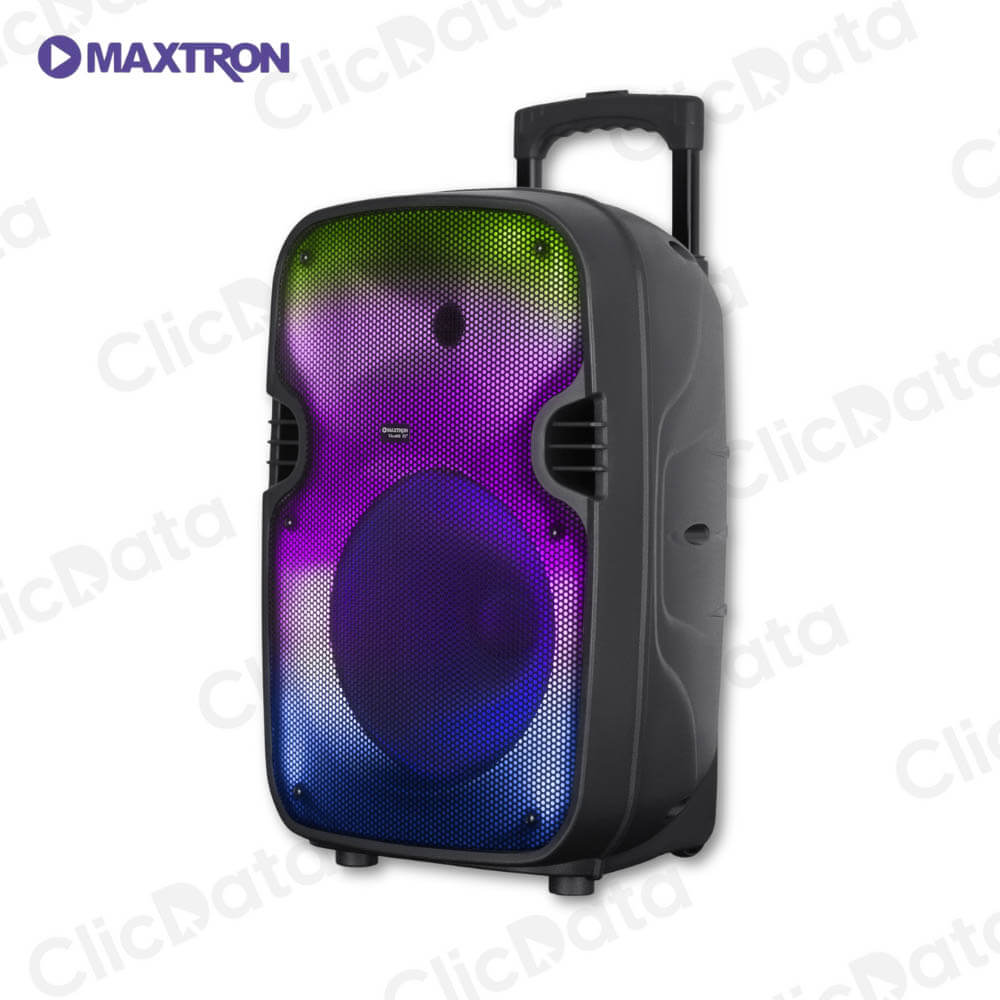 Equipo de sonido Maxtron Vivaldi 15" MX 116 Iluminación LED RGB Flaming.