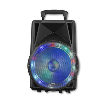 Equipo de sonido Maxtron Avalon 15" MX 115-V negro Bluetooth Pantalla LED y Botones de control.