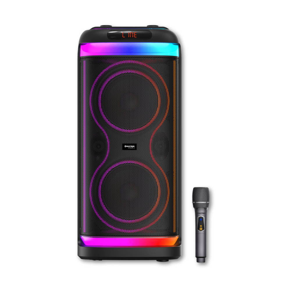 Equipo de sonido Maxtron Hypnotic 6 MX608d Iluminación LED RGB Ring Light