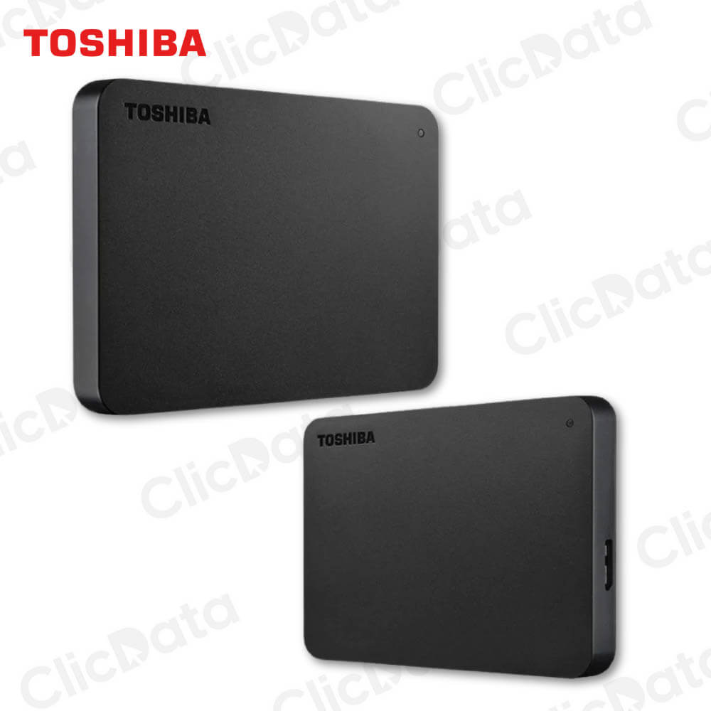Disco duro externo Toshiba Canvio Basics, 1 TB, USB 3.0, 2.5", Negro.