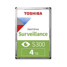 Disco duro Interno Toshiba Surveillance S300, 4TB SATA 6.0Gb/s, 5400rpm, 256MB Cache, 3.5".