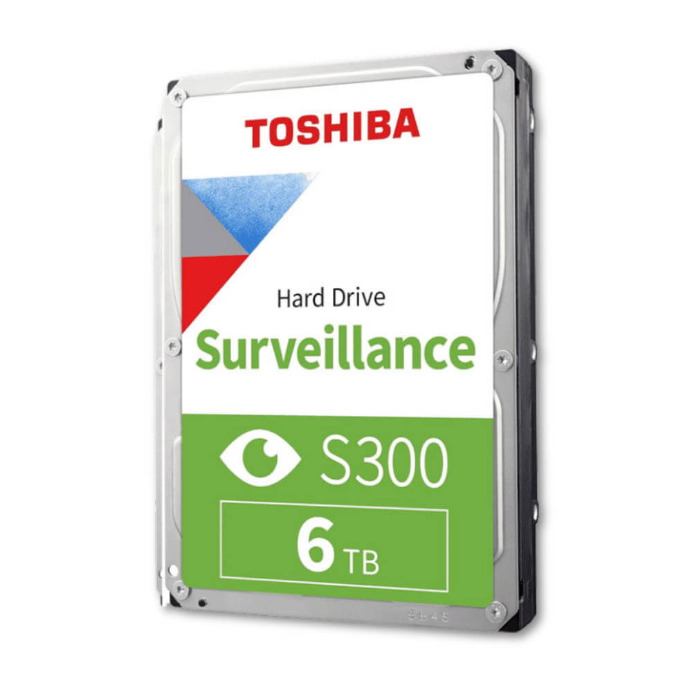 Disco duro Interno Toshiba Surveillance S300, 6TB SATA 6.0Gb/s, 5400rpm, 256MB Cache, 3.5".