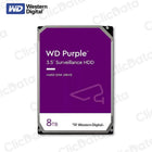 Disco duro Interno WD Purple, 8TB, SATA 6.0 Gb/s, 256MB Cache, 5640 rpm, 3.5"