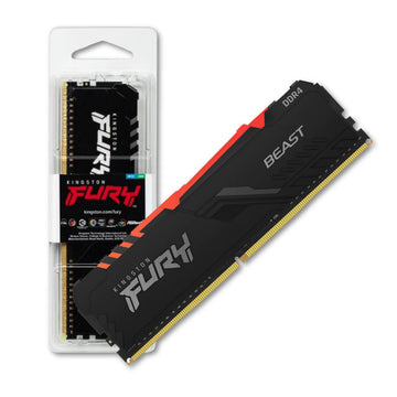 Memoria RAM 16GB Kingston Fury Beast DDR4 3200 MHZ, PC4-25600, CL16, 1.35V.