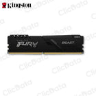 Memoria RAM 16GB Kingston Fury Beast DDR4 3200 MHZ, PC4-25600, CL16, 1.35V.
