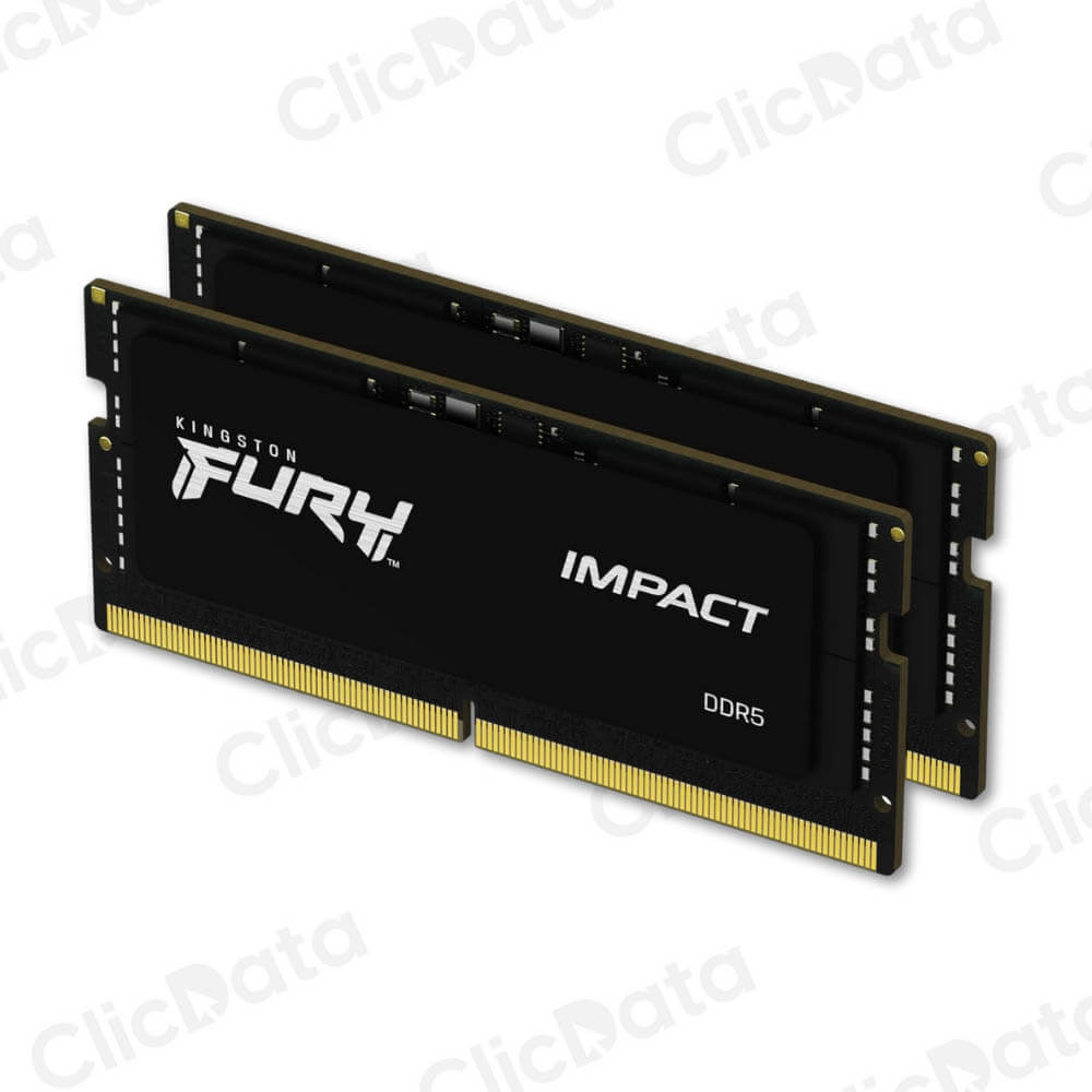 Memoria SO-DIMM Kingston Fury Impact 16GB DDR5-5600MHz, PC5-44800, CL40, 1.1V, 262-pin