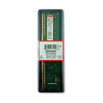 Memoria Kingston KCP432NS6,8, DIMM 8GB DDR4-3200 MHz, CL22, 1.2V, Non-ECC.