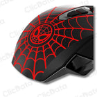 Mouse Gamer Xtech Spiderman Miles Morales Usb 2400 Dpi 7-Bot Led Black/Red (Xtm-M520Sm)