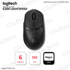 Mouse Gamer Logitech G309 Lightspeed Inalámbrico/Bt 25K Dpi Lightforce Negro (910-007197)
