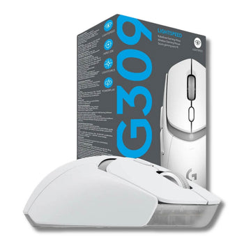 Mouse Gamer Logitech G309 Lightspeed Inalámbrico/Bt 25K Dpi Lightforce Blanco (910-007205)