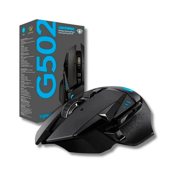 Mouse Gamer Logitech G502 Ligthspeed Inalámbrico Negro (910-005565)