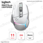 Mouse Gamer Logitech G502 X Plus Lightspeed 25K Dpi Lightforce/Lightsync Rgb Blanco (910-006169)