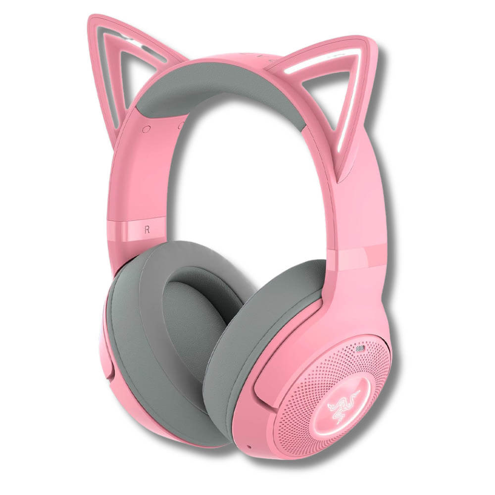 Audifono C/Microf. Razer Kraken Kitty V2 Bt Wireless Chroma Quartz (Rz04-04860100-R3U1)