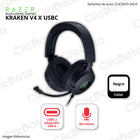 Audifono C/Microf. Razer Kraken V4 X Usb-C /Adaptador Usb-A Chroma Black (Rz04-05180100-R3U1)