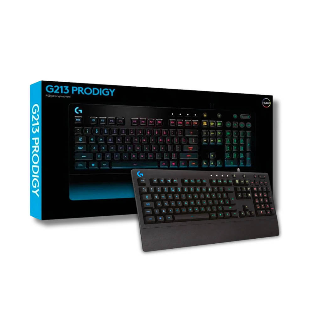Teclado Gaming Logitech G213 Prodigy Rgb colores personalizables