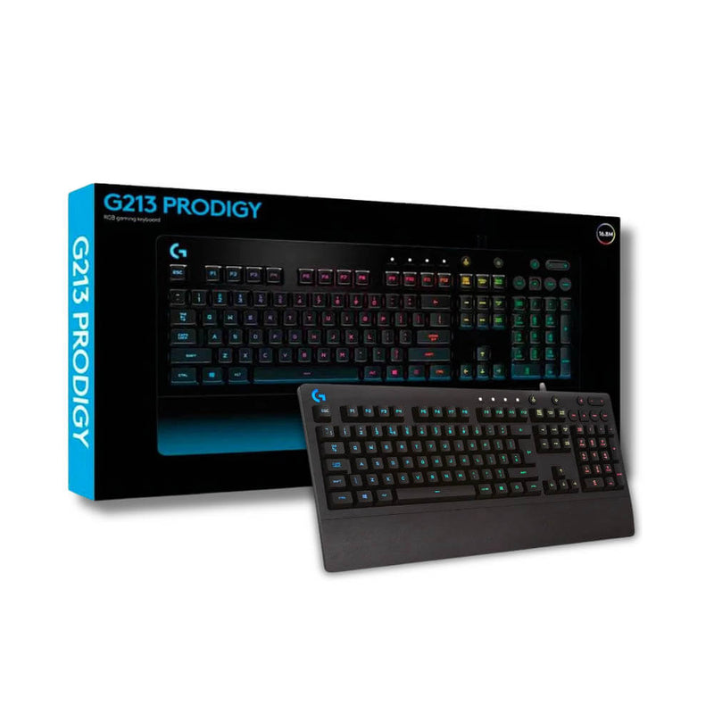 Teclado Gaming Logitech G213 Prodigy Rgb colores personalizables