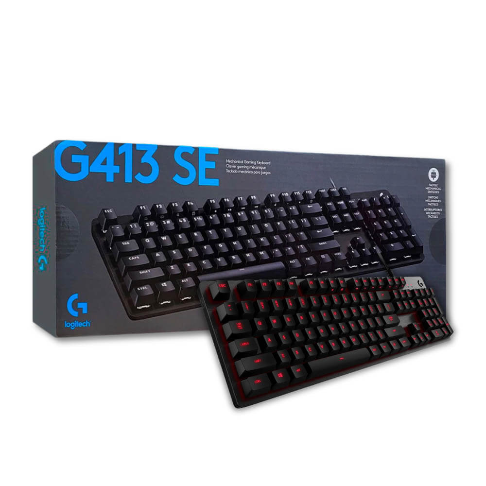 Teclado Gaming Logitech G413 Se Blacklight Mechanical Gaming Black