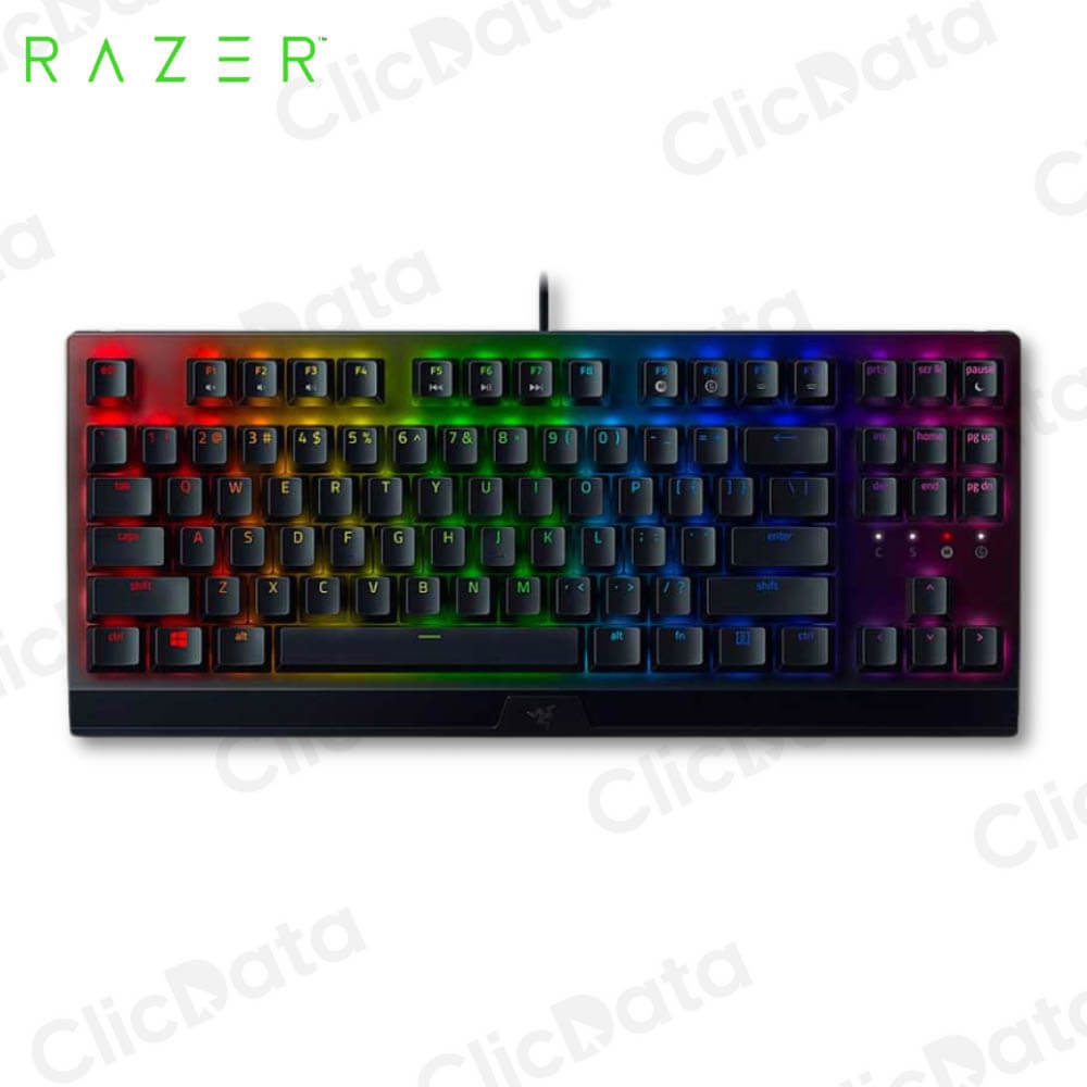 Teclado Razer Blackwidow V3 Tkl Mechanical Switch Yellow Us Chroma Black (RZ03-03491800-R3M1)