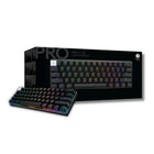 Teclado Gaming Logitech Pro X 60 Lightspeed Bt/Óptico/65 Hrs/Rgb White 920-011902