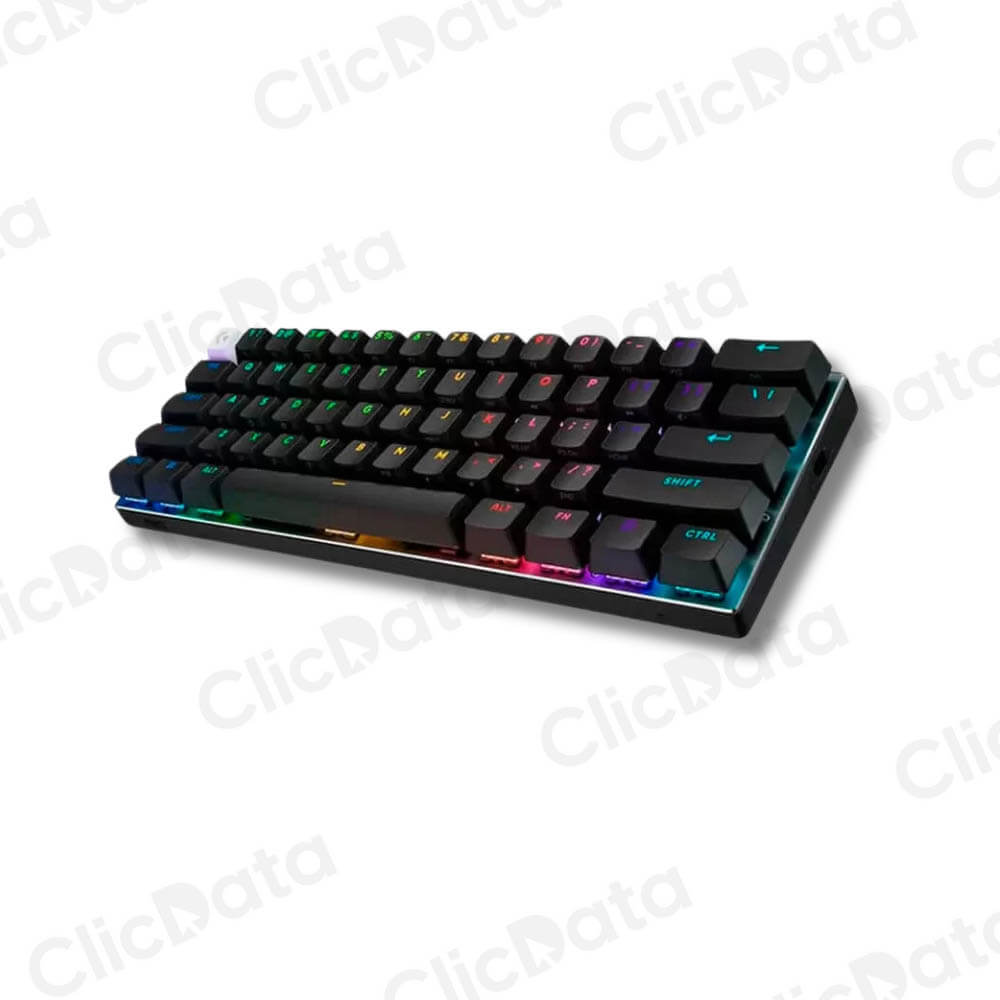 Teclado Gaming Logitech Pro X 60 Lightspeed Bt/Óptico/65 Hrs/Rgb White 920-011902