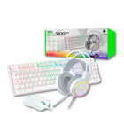 Combo Gamer Antryx GC-3100 X3 White, Teclado Switch Red, Mouse, Auriculares