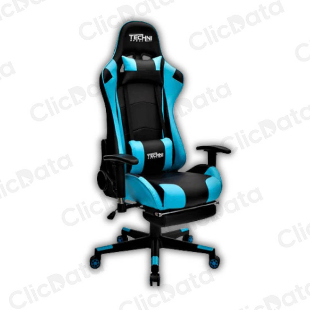 Silla Gaming Technisport con posa pies SGAZ-1