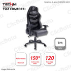 Silla Gaming Elite TS61 Elite Gris Serie TS61 Comfort+