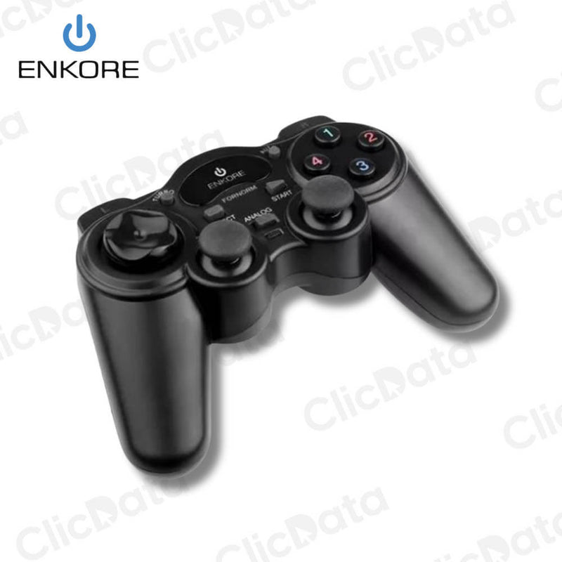 Gamepad Addict Enk G300 Negro USB 13+1 Botones de Función