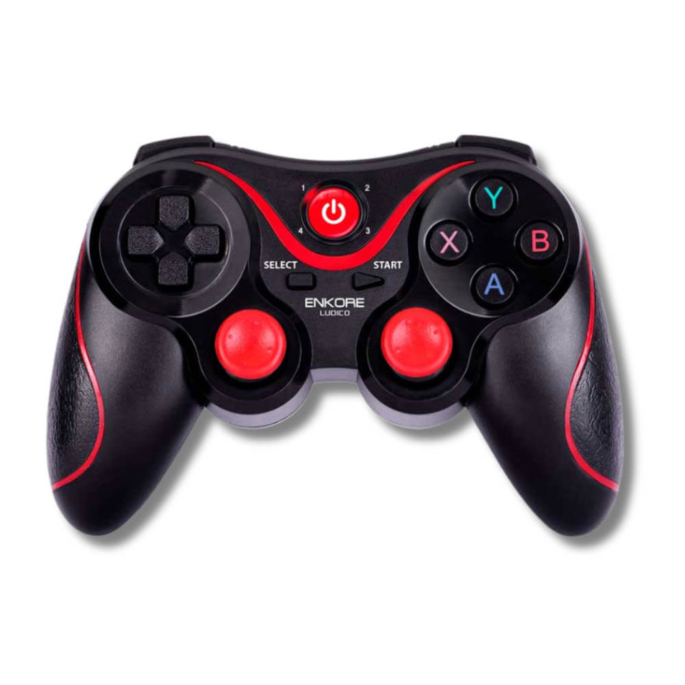 Gamepad Ludico Enk G500 Black inalámbrico 11 Botones de Función