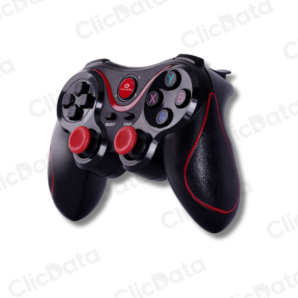 Gamepad Ludico Enk G500 Black inalámbrico 11 Botones de Función