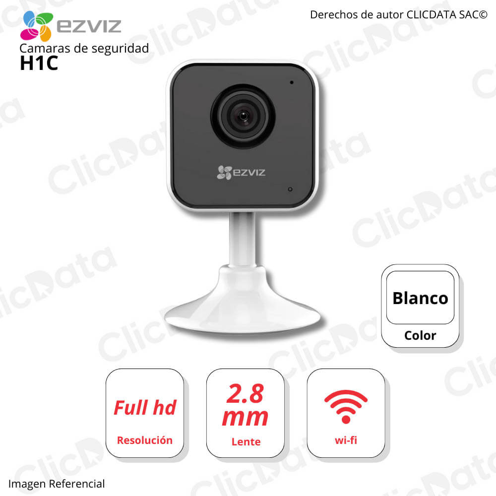 Cámara de seguridad EZVIZ H1C Blanco Inalámbrica Resolución 1080p