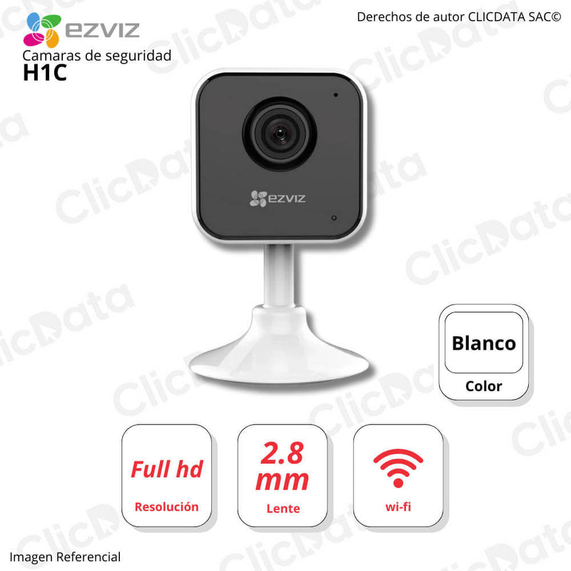 Cámara de seguridad EZVIZ H1C Blanco Inalámbrica Resolución 1080p