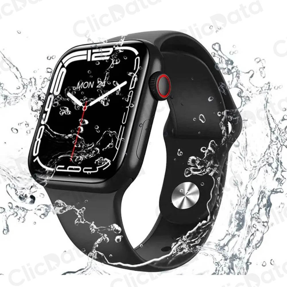 Smartwatch 10 Pro Max Evo caja de aluminio, correa y cargador.