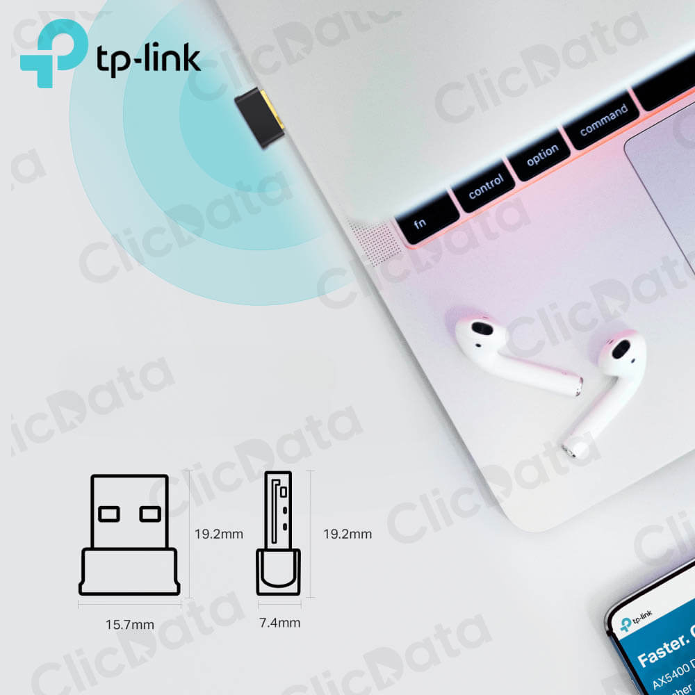 Adaptador USB WiFi TPLink Archer T2UB Nano AC600