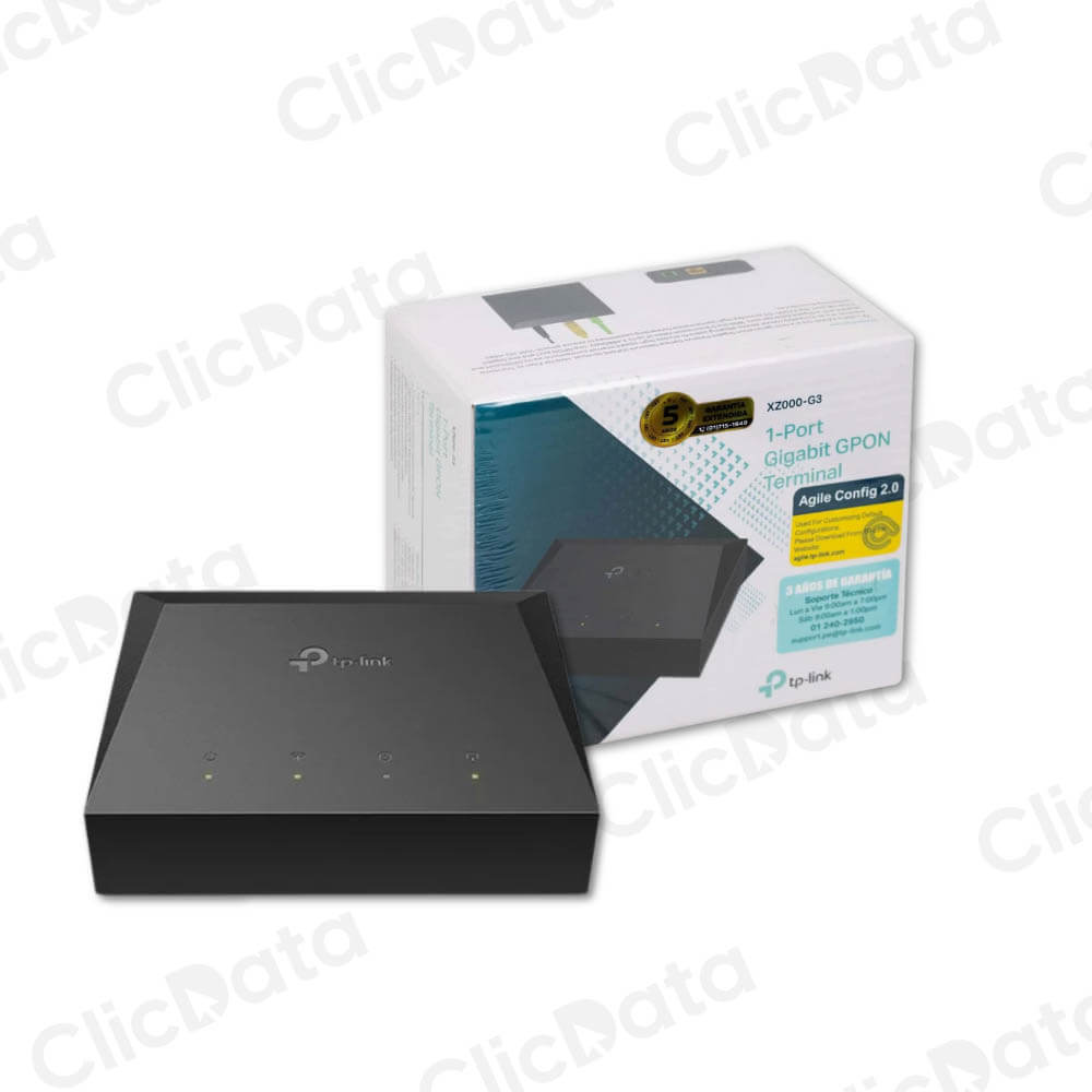 Router Bridge TPLink XZ000G3 GPON RJ45 Gigabit + 1 Pt Tipo SCAPC