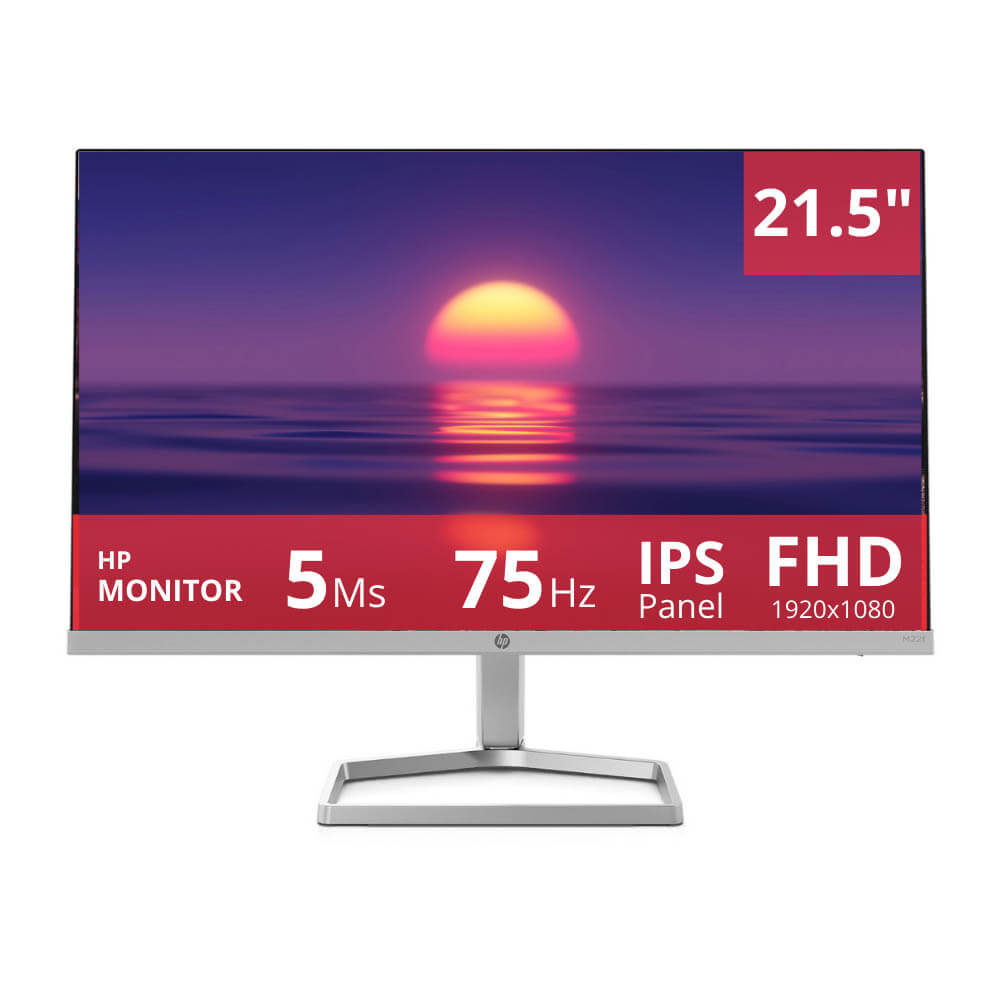Monitor HP 21.5" M22f 2D9J9AA 75HZ 5ms Panel IPS HDMI, VGA Microbordes