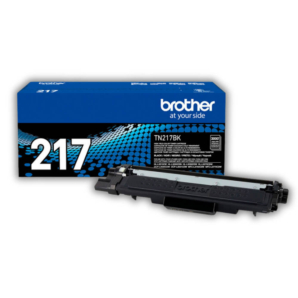 Toner Brother TN 217BK Negro 3,000 Pág. L3270, L3551cdw Original