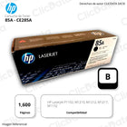 Toner HP 85A CE285A Black 1,600 Pág P1102, M1212 Original