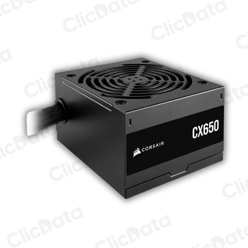 Fuente De Alimentación Corsair Cx650, 650 Watts, 80 Plus Bronze, Cx Series, Negro.