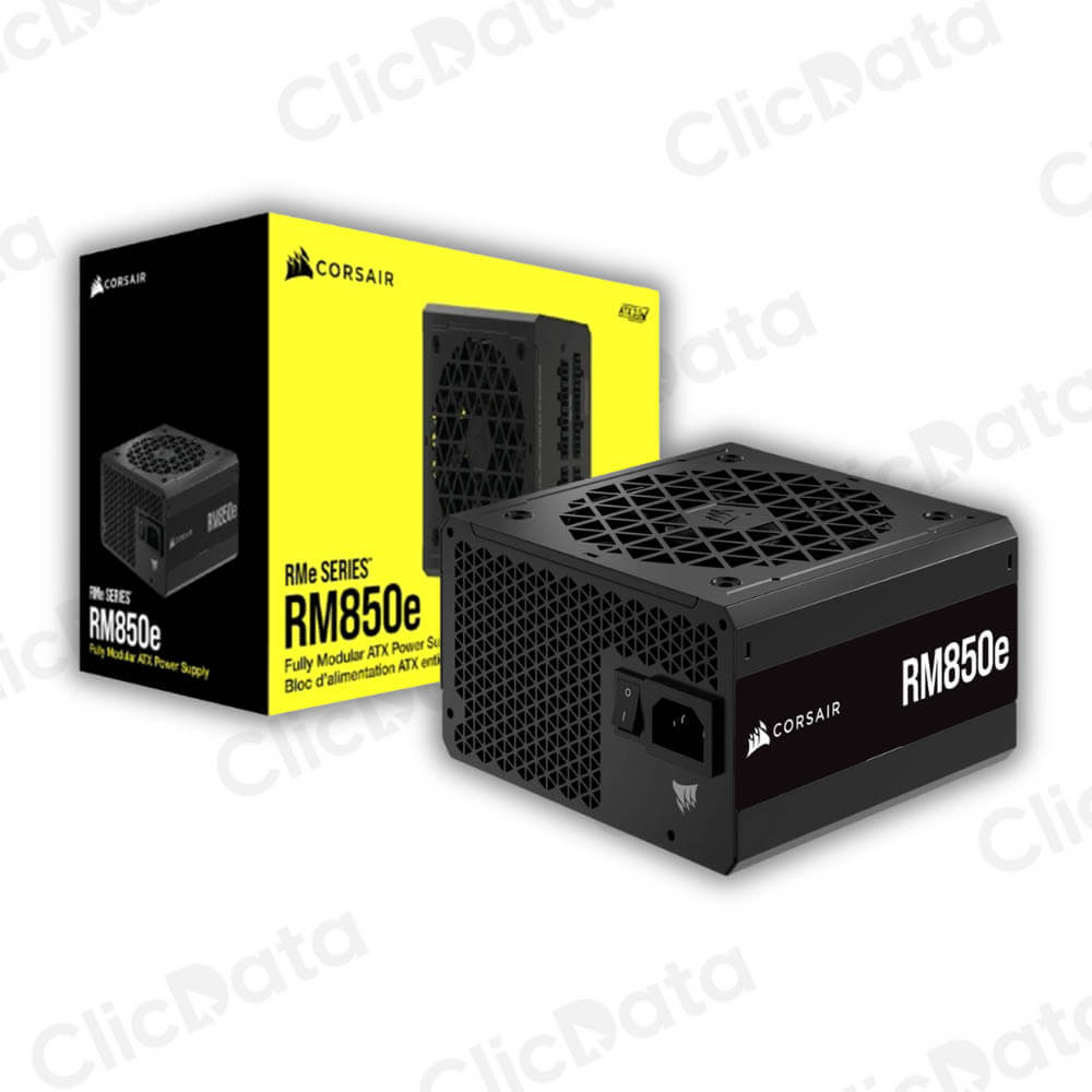 Fuente De Alimentación Corsair Rm850E, Full Modular-Atx, 850 Watts, 80+ Plus Gold, Rme Series, Negro