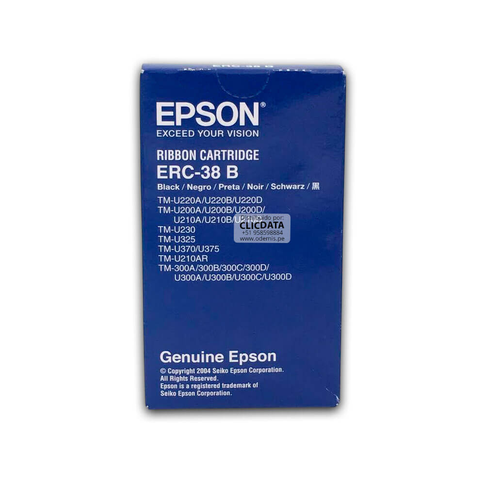 Cinta Epson ERC-38B / TM-U200/220/300/325/375 Original
