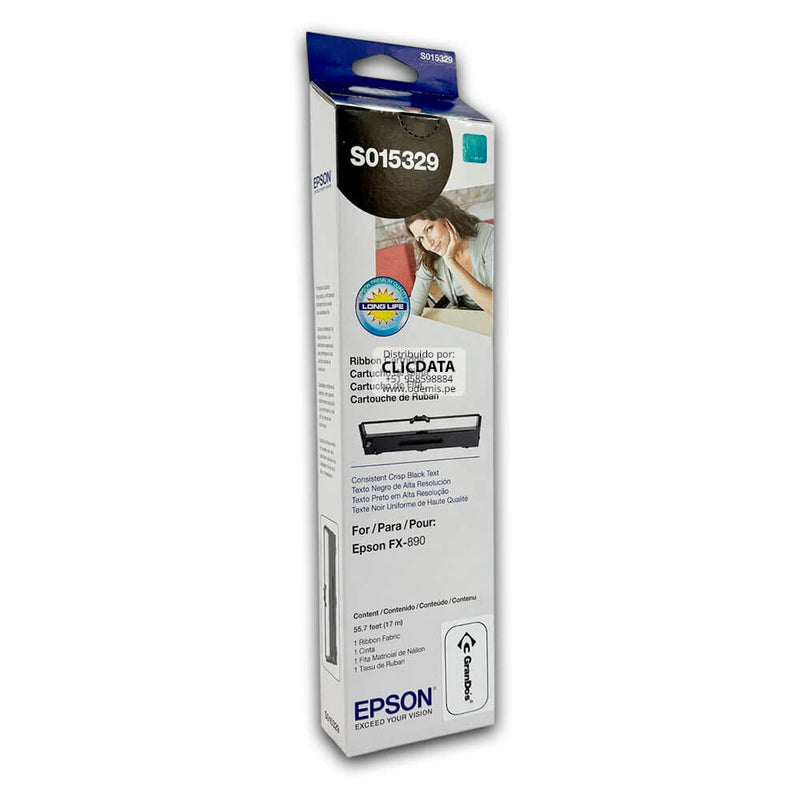 Cinta Epson S015329 FX890 Negro original