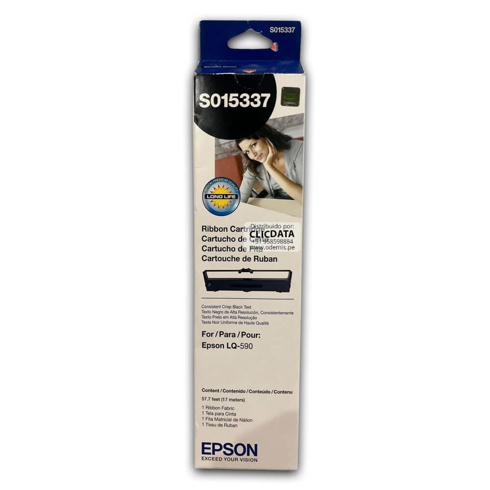 Cinta Epson S015337 LQ590 Negro Original